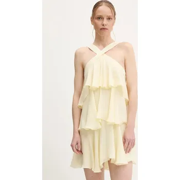 Dámské šaty Šaty Answear.LAB LD2837..hak žlutá 11X, vel. M