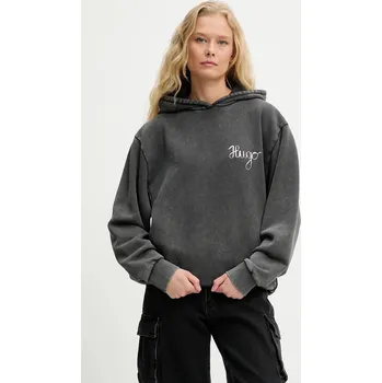 Dámská mikina Bavlněná mikina HUGO Deboxina 50544870 šedá 90X, vel. XS