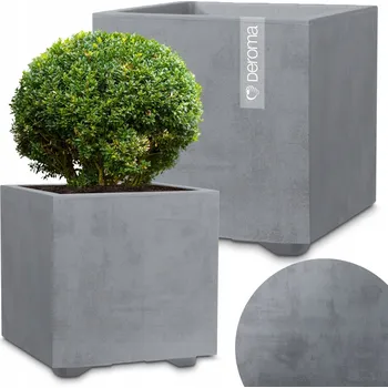 Květináč Deroma Cubo Millennium Šedý