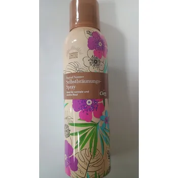 Přípravek na opalování Cien Samoopalovací sprej na tělo Tropické letní opálení SPF 15 200 Ml