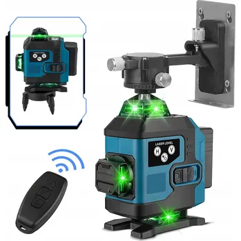 Měřící laser LASEROVÁ VODVÁHA 4D 16 LINIOVÁ KŘÍŽOVÁ 360° LASER SADA SE STATIVEM