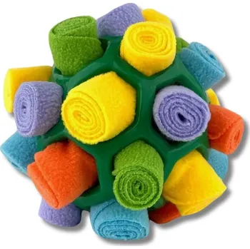 Hračka pro psa Doghouse-shop.cz Čmuchací koule se “zavinovači” (zelená) - interaktivní hračka pro psy