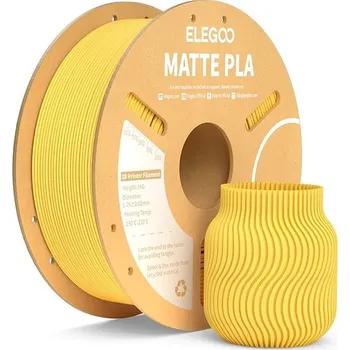 Příslušenství k 3D tiskárně Elegoo PLA MATTE 1kg Sunshine Yellow