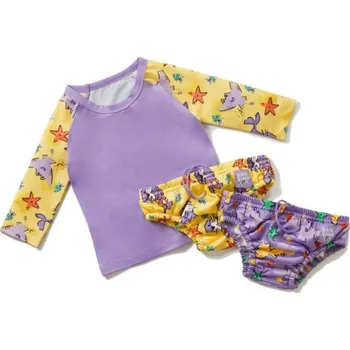 Koupání kojence BAMBINO MIO Sada 3 ks na plavání, OEKO-TEX® Standard 100, Sand, 7-9 kg-6-12 m