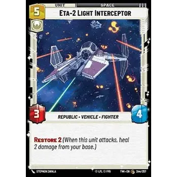 Karetní hra Eta-2 Light Interceptor 244/257 - Twilight of the Republic Typ karty: Standard