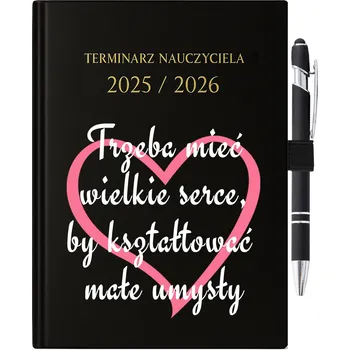 Kalendář Knižkový kalendář pro učitele 2026 A5 černý