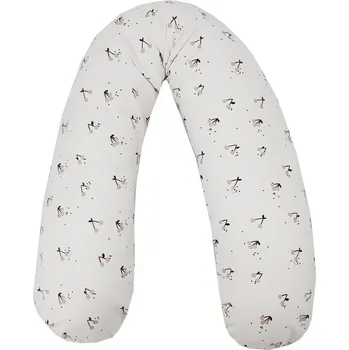 Koupání kojence EKO Kojící polštář velvet Cherry 180cm