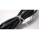 Vázací pásky rozdělávací kuličkové, délka 240 mm, průměr 3,8mm, materiál: LDPE, červen