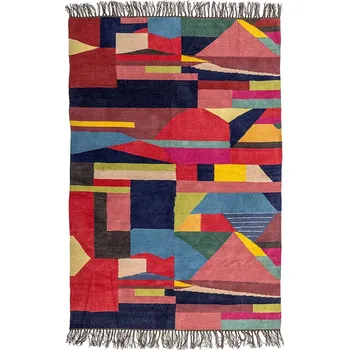 Koberec Bavlněný koberec Bloomingville Loggia 200 x 140 cm více barev 82066495 vícebarevná MLC