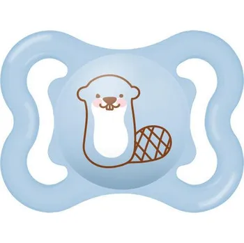 dudlíky MAM DUDLÍK AIR 0+, modrý/bobr