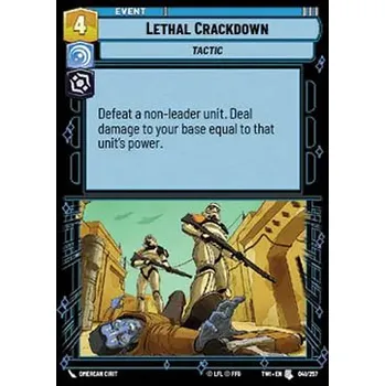 Sběratelská karetní hra Lethal Crackdown 041/257 - Twilight of the Republic Typ karty: Standard