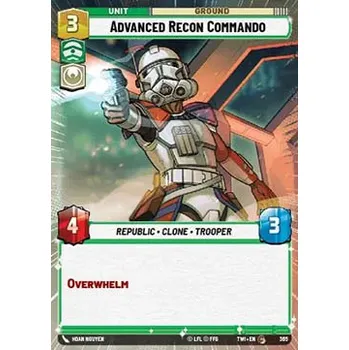 Sběratelská karetní hra Advanced Recon Commando 365 - Twilight of the Republic: Extras Typ karty: Standard