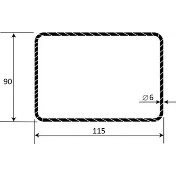 Pletivo ŽELEZO Třmínek do betonu 11,5x9 R6