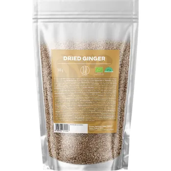 Přírodní produkt BrainMax Pure BrainMax Pure® Dried Ginger, Sušený zázvor, BIO, 300 g Pikantní energie z přírody – pro podporu imunity a trávení