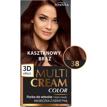 Barva na vlasy Joanna MULTI CREAM Č.38 - Hnědá