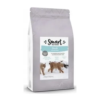 Krmivo pro kočku Smart Nature Cat Indoor Kachna Ryba 70% Masa 5kg bez obilovin, pro kočky žijící v bytě