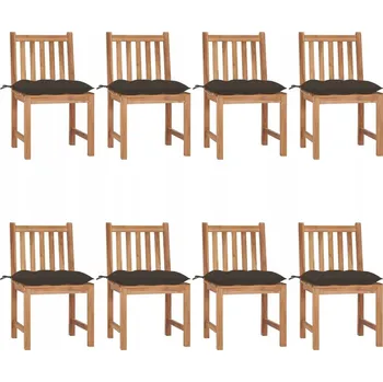 Zahradní židle VidaXL dřevěná hnědá