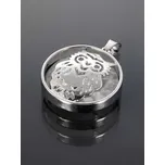 Prosperk Přívěsek s minerálek sovička Minerál: Křišťál