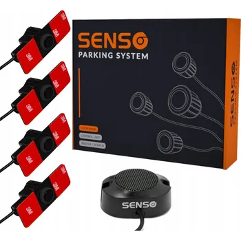 Parkovací asistent Parkovací senzor zadní Senso ultrazvukový, 4 senzory 16,5 mm, bzučák