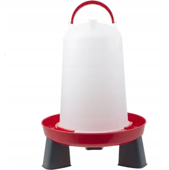 Vrták NAPÁJEČKA PRO DRŮBEŽ A SLEPICE 10 L NA NOŽKÁCH, ŠROUBOVACÍ, HIT