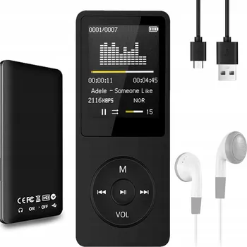 MP4 přehrávač Bedee dfgfdsadfghgfds černý 16 GB