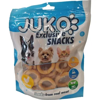Pamlsek pro psa JUKO petfood s.r.o. Chicken & pumpkin Ring JUKO Snacks 250 g