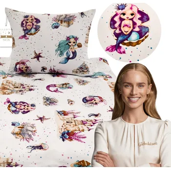 Povlečení Sada povlečení Głęboki Sen 100 x 135 cm bílá