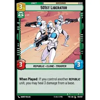 Karetní hra 501st Liberator 109/257 - Twilight of the Republic Typ karty: Foil
