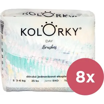 teploměr do vody pro miminko KOLORKY DAY Pleny jednorázové eko, štětec S (3-6 kg) 200 ks - MĚSÍČNÍ ZÁSOBA