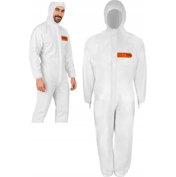 Jednorázový oděv KOMBINEZON ochronny MALARSKI lakierniczy Ochranný MALÍŘSKÝ lakýrnický CHEMIKÁLIE azbest VLNA TYP 5/6 L