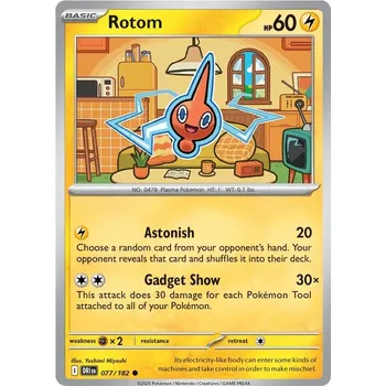 Sběratelská karetní hra Rotom 077/182 - Destined Rivals Typ karty: Non-Holo