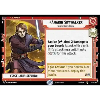 Sběratelská karetní hra Anakin Skywalker 012/257 - Twilight of the Republic Typ karty: Standard