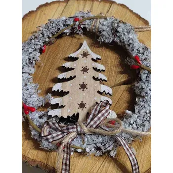 Věneček k zavěšení se stromečkem