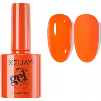 Přípravek na nehty Hybridní lak na nehty UV/LED 7,3ml /g Oranžový C082