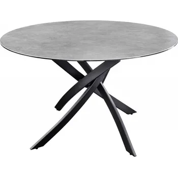 Jídelní stůl Kulatý jídelní stůl ALPINE ANTRACIT 120 CM keramika