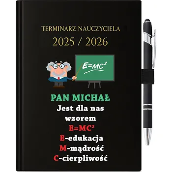 Kalendář Knižkový kalendář pro učitele 2025 A5 FunnyCase černý