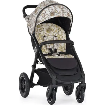 Kočárek pro psa PETITE&MARS Kočárek sportovní Street2 Air Black Limited 100 Elegant Birds Complete