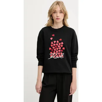 Dámská móda Bavlněná mikina Karl Lagerfeld A3W20006 černá 99X, vel. XS