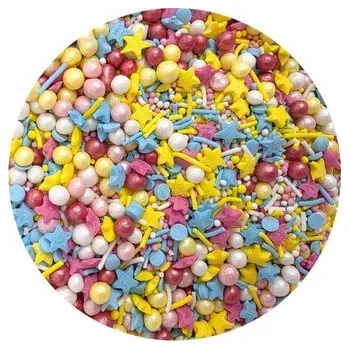 Jedlá dekorace na dort Cukrové zdobení Barevná extravagance 80g - I LOVE CAKES