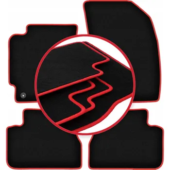 autokoberec Velurové autokoberce Wielganizator, sada 4 kusů