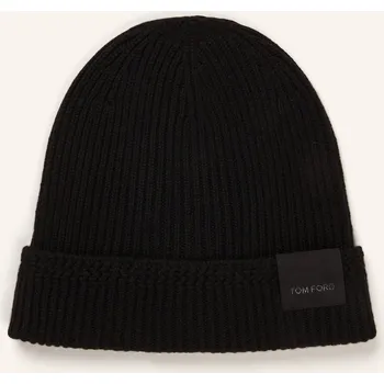 Čepice Tom Ford Pánská Kašmírová Čepice, černá, M