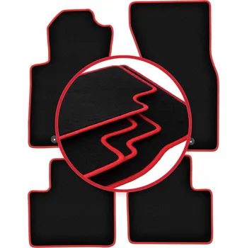 autokoberec Velurové autokoberce Wielganizator, sada 4 kusů