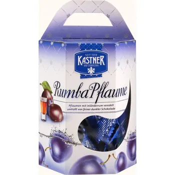 Sušené ovoce Švestky v rumu KÄSTNER 200 g v hořké čokoládě - VÝPRODEJ !!! DMT: 4/2025 (rakouské sušené švestky / v hořké čokoládě / Rumba Pflaume)