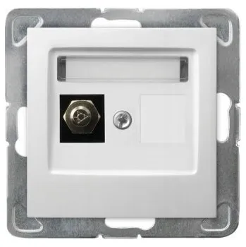 Elektrická zásuvka Ospel Elektrická Zásuvka zásuvka bílá