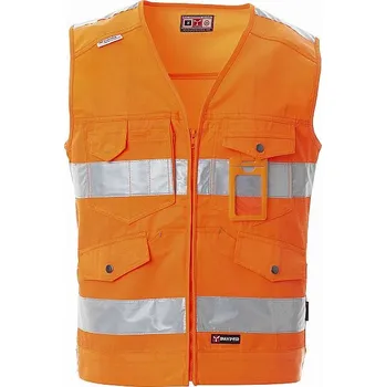 reflexní vesta MASTER ORANŽOVÁ FLUO vesta