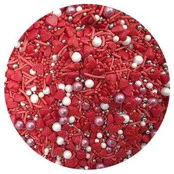 Jedlá dekorace na dort Cukrové zdobení Srdcový valčík 80g - I LOVE CAKES