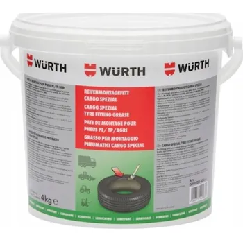 Sada na opravu pneumatiky WURTH Montážní pasta na pneumatiky Cargo Special 4KG