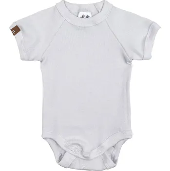 Little Things Bílé modalové bodýčko s krátkým rukávem Velikost: 3-6kg