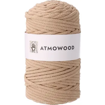 Příze příze 5 mm - kapučíno