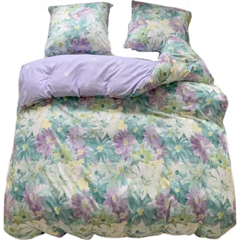 Povlečení POVLEČENÍ 140x200 OBOUSTRANNÉ BAVLNA SATÉN GierekHoff SADA 2 dílné FIO/KWIA